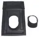 Vaillant-Universal-Dachpfanne-25-45-Gr-schwarz-fuer-Abgassystem-DN-160-0020095568 gallery number 1